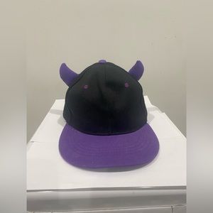 Mens/Women’s Purple Devil Horn Cap